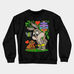 The tortoise and the hare Crewneck Sweatshirt